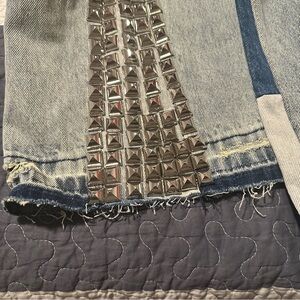 mnml B572 Studded Flare Denim - Blue Size 40Blue / 40